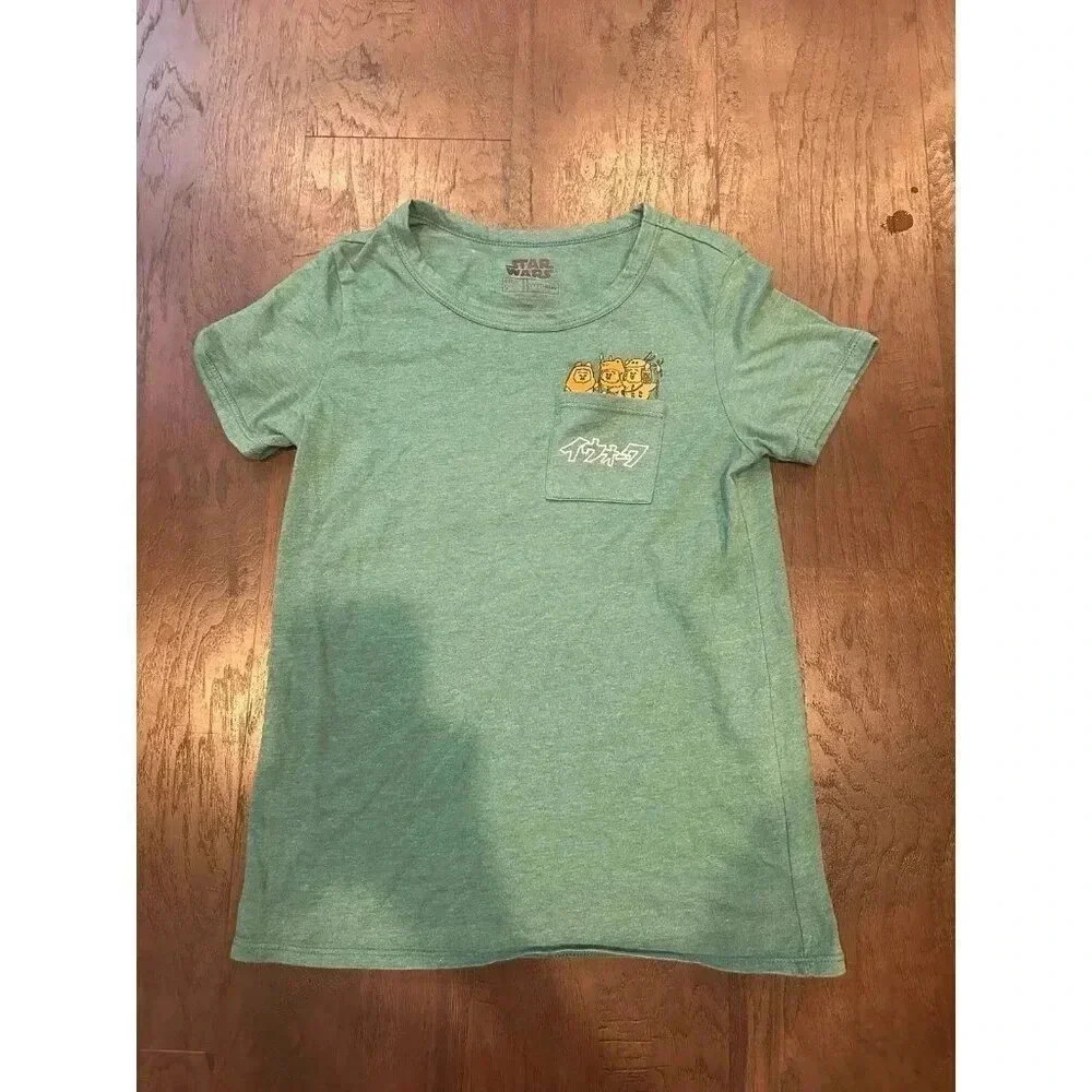 Star Wars Ewok Pocket Womens T-Shirt - BoxLunch Exclusive‎ b19